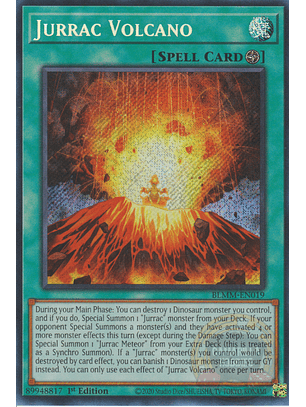 Jurrac Volcano - BLMM-EN019 - Secret Rare 