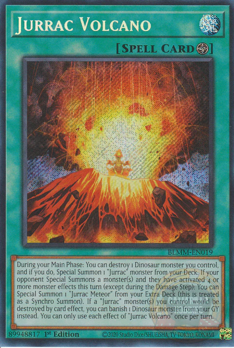 Jurrac Volcano - BLMM-EN019 - Secret Rare 