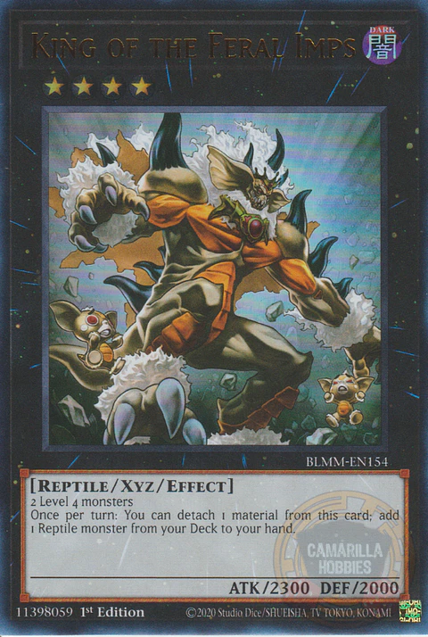 King of the Feral Imps - BLMM-EN154 - Ultra Rare 