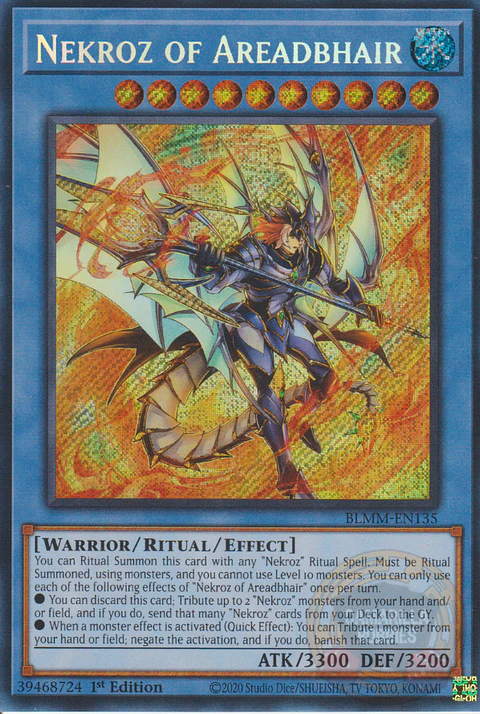 Nekroz of Areadbhair - BLMM-EN135 - Secret Rare 
