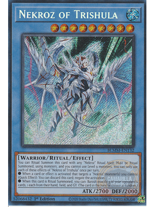 Nekroz of Trishula - BLMM-EN132 - Secret Rare 