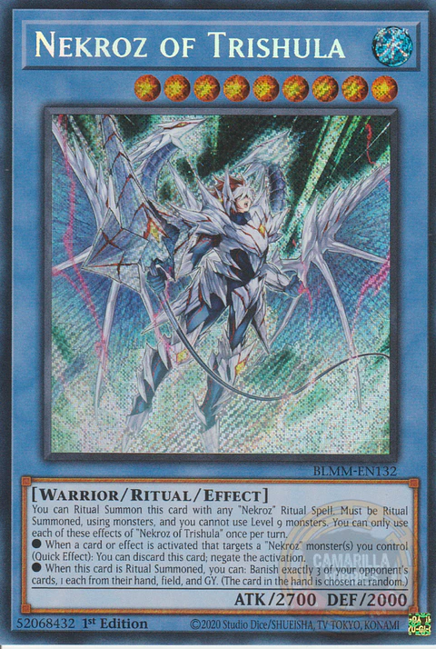 Nekroz of Trishula - BLMM-EN132 - Secret Rare 