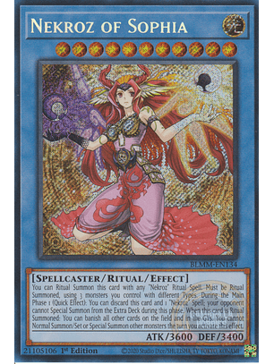 Nekroz of Sophia - BLMM-EN134 - Secret Rare 