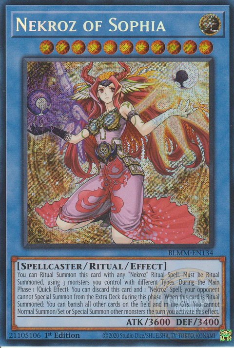Nekroz of Sophia - BLMM-EN134 - Secret Rare 