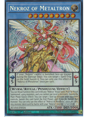 Nekroz of Metaltron - BLMM-EN026 - Secret Rare 
