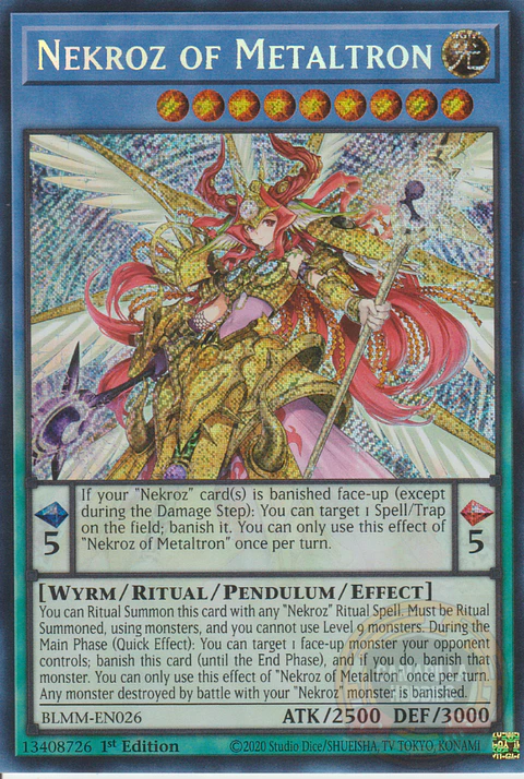Nekroz of Metaltron - BLMM-EN026 - Secret Rare 