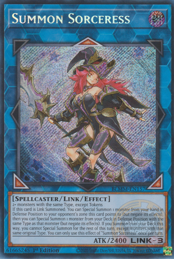 Summon Sorceress - BLMM-EN157 - Secret Rare 1