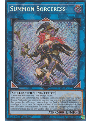 Summon Sorceress - BLMM-EN157 - Secret Rare