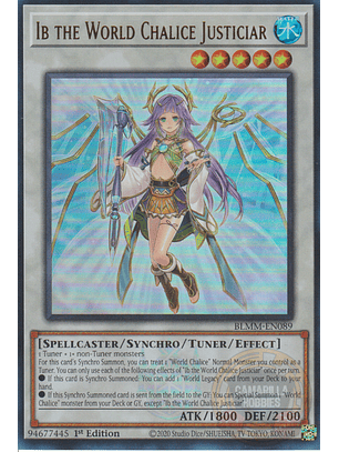 Ib the World Chalice Justiciar - BLMM-EN089 - Ultra Rare 