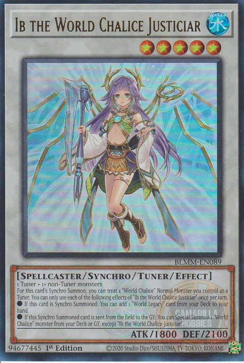 Ib the World Chalice Justiciar - BLMM-EN089 - Ultra Rare 