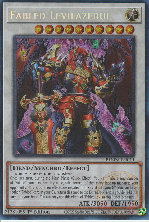 Fabled Levilazebul - BLMM-EN014 - Secret Rare