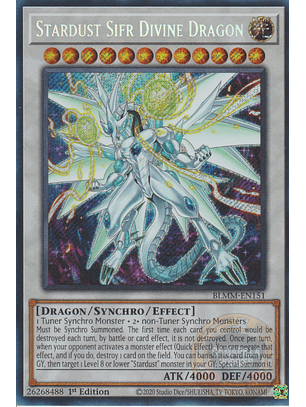 Stardust Sifr Divine Dragon - BLMM-EN151 - Secret Rare 