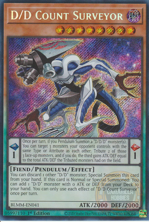 D/D Count Surveyor - BLMM-EN041 - Secret Rare 