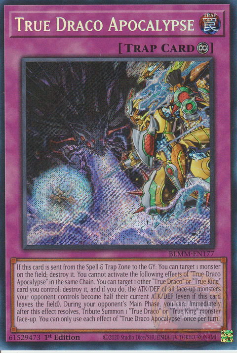 True Draco Apocalypse - BLMM-EN177 - Secret Rare 