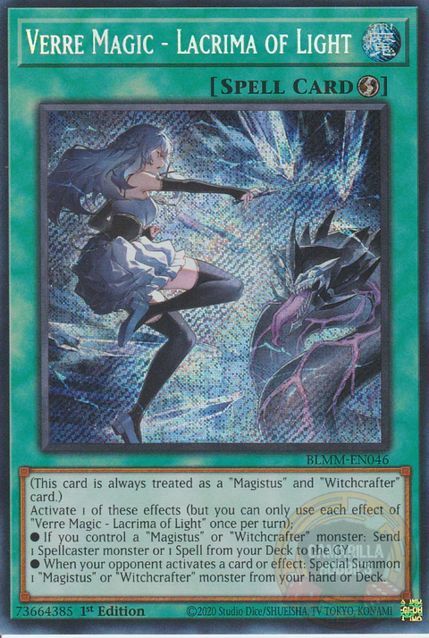 Verre Magic - Lacrima of Light - BLMM-EN046 - Secret Rare 
