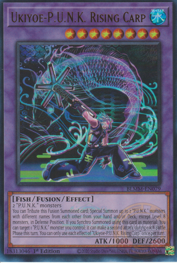 Ukiyoe-P.U.N.K. Rising Carp - BLMM-EN079 - Ultra Rare 1