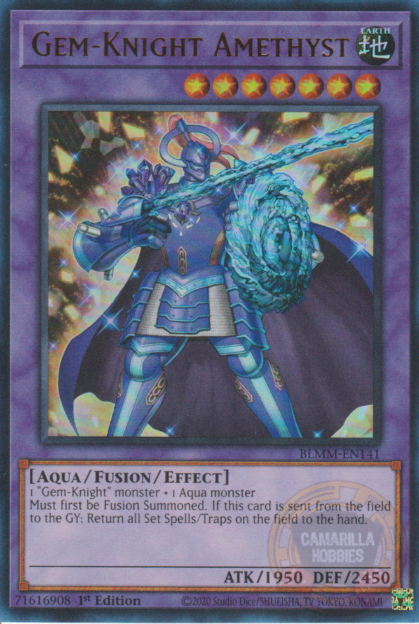 Gem-Knight Amethyst - BLMM-EN141 - Ultra Rare  1