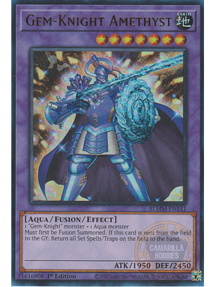Gem-Knight Amethyst - BLMM-EN141 - Ultra Rare 