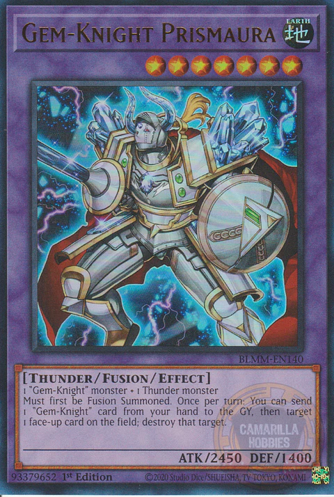 Gem-Knight Prismaura - BLMM-EN140 - Ultra Rare 