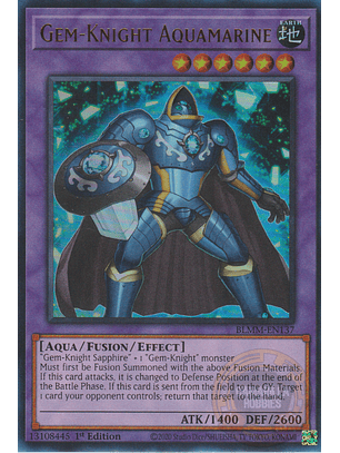 Gem-Knight Aquamarine - BLMM-EN137 - Ultra Rare 