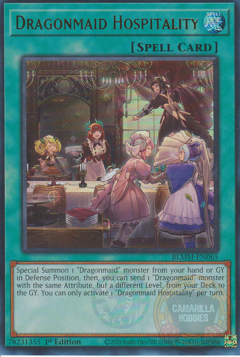 Dragonmaid Hospitality - BLMM-EN065 - Ultra Rare 