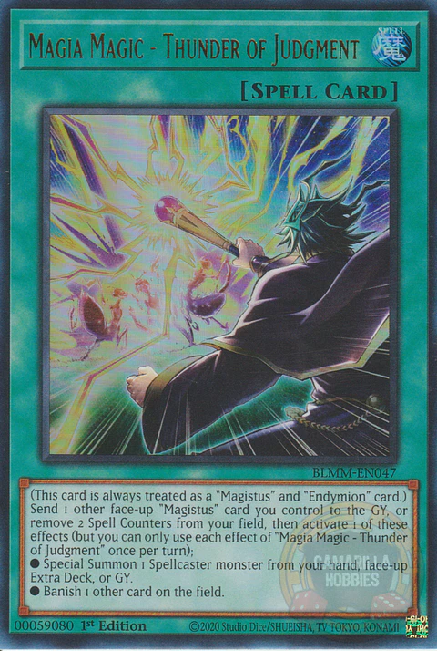 Magia Magic - Thunder of Judgment - BLMM-EN047 - Ultra Rare 
