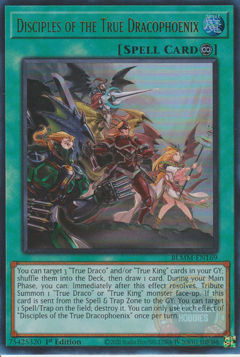 Disciples of the True Dracophoenix - BLMM-EN169 - Ultra Rare 