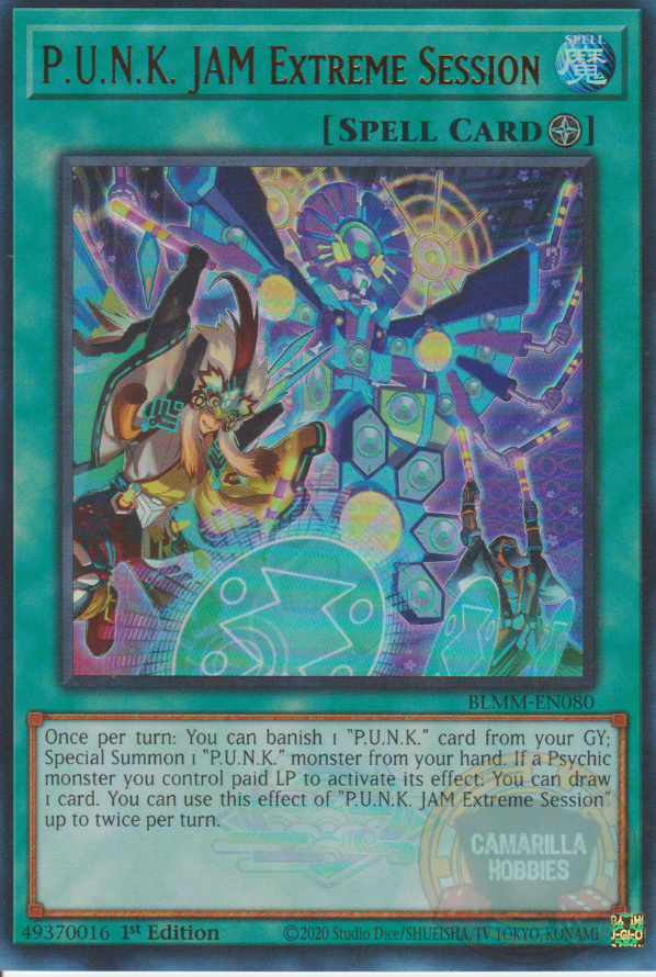 P.U.N.K. JAM Extreme Session - BLMM-EN080 - Ultra Rare  1