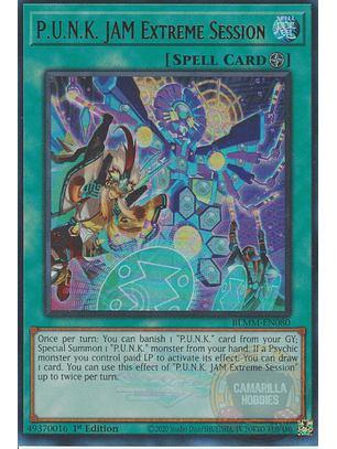 P.U.N.K. JAM Extreme Session - BLMM-EN080 - Ultra Rare 