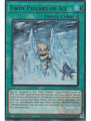 Twin Pillars of Ice - BLMM-EN032 - Ultra Rare 