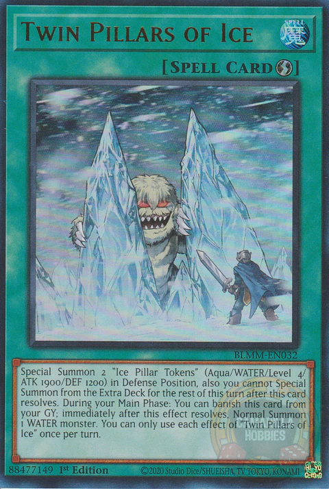 Twin Pillars of Ice - BLMM-EN032 - Ultra Rare 
