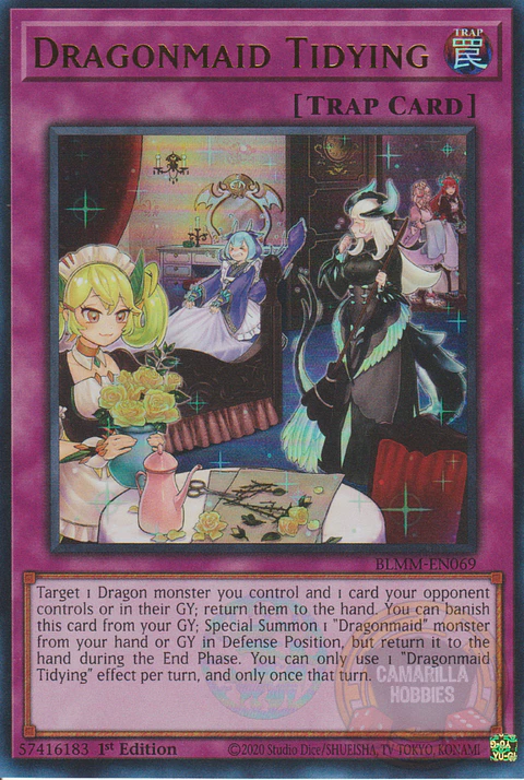 Dragonmaid Tidying - BLMM-EN069 - Ultra Rare 