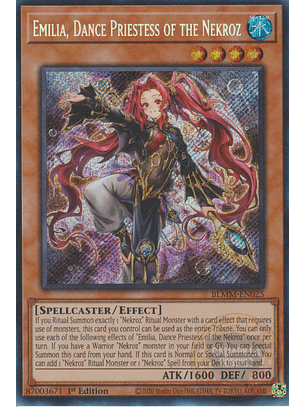 Emilia, Dance Priestess of the Nekroz - BLMM-EN025 - Secret Rare 