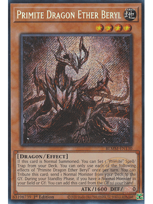 Primite Dragon Ether Beryl - BLMM-EN130 - Secret Rare 