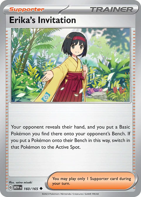 Erika's invitation - 160/165 - Uncommon - Mew