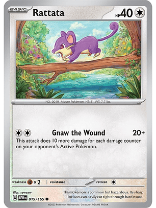 Rattata - 019/165 - Common - Mew