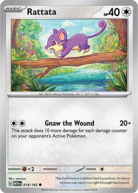 Rattata - 019/165 - Common - Mew