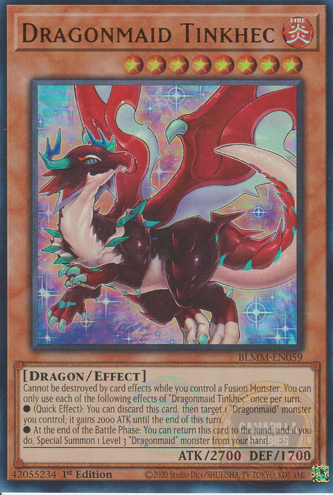 Dragonmaid Tinkhec - BLMM-EN059 - Ultra Rare 