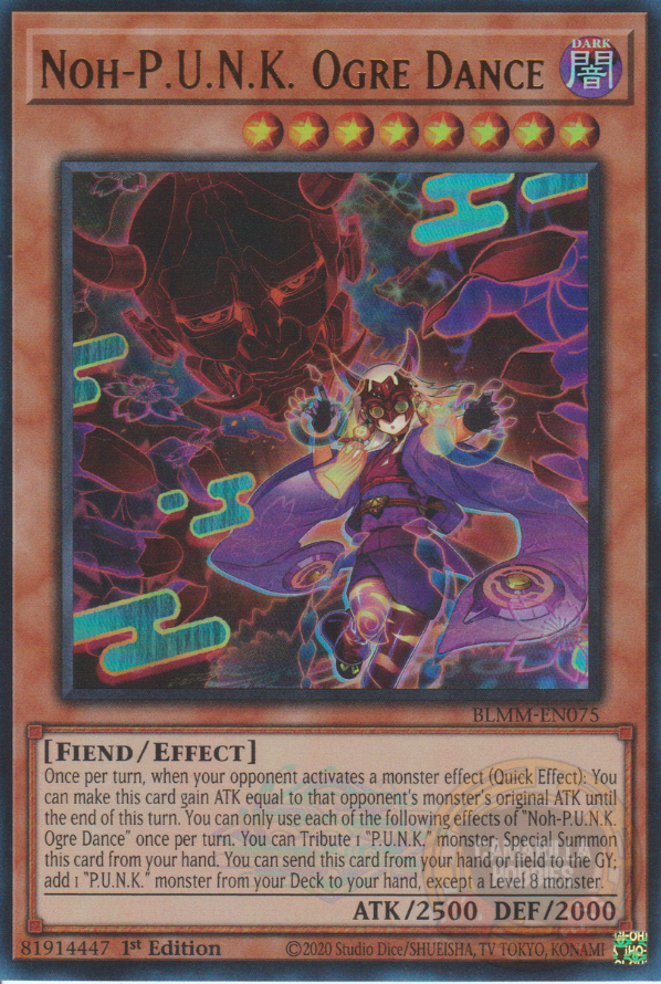 Noh-P.U.N.K. Ogre Dance - BLMM-EN075 - Ultra Rare  1