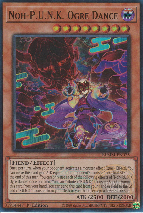 Noh-P.U.N.K. Ogre Dance - BLMM-EN075 - Ultra Rare 