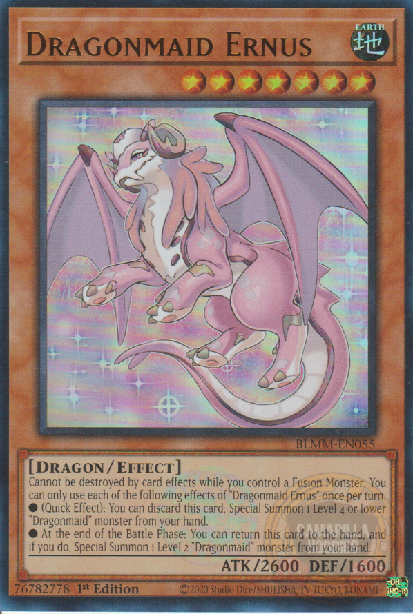 Dragonmaid Ernus - BLMM-EN055 - Ultra Rare  1