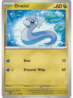 Dratini - 147/165 - Común - Mew