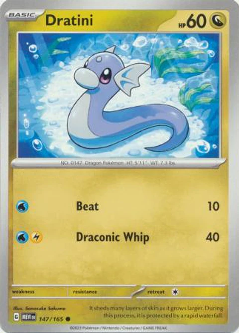 Dratini - 147/165 - Común - Mew