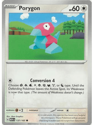 Porygon - 137/165 - Common - Mew