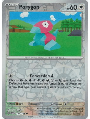 Porygon - 137/165 - Common - Mew