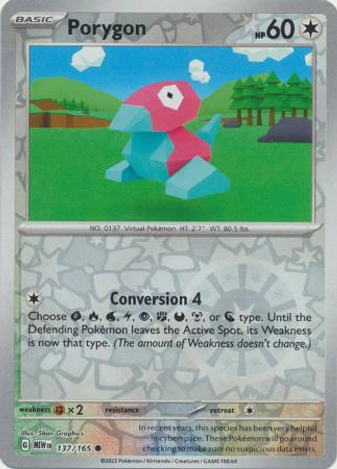 Porygon - 137/165 - Common - Mew