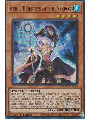 Ariel, Priestess of the Nekroz - BLMM-EN128 - Ultra Rare 
