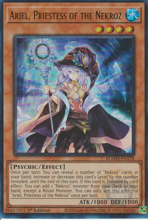 Ariel, Priestess of the Nekroz - BLMM-EN128 - Ultra Rare 