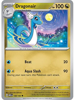 Dragonair - 148/165 - Uncommon - Mew