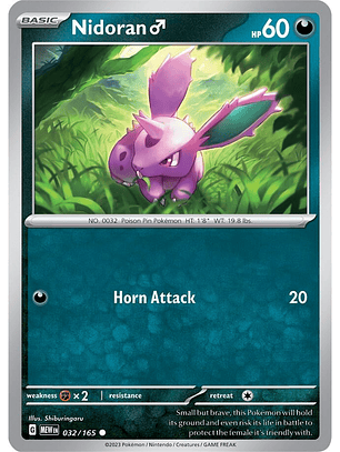 Nidoran - 032/165 - Common - Mew